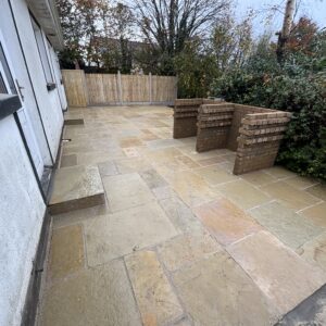 New patio, fencing and barbecue area in Rathdrum